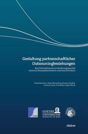 Beimborn, D: Gestaltung partnerschaftlicher Outsourcingbezie