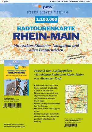 Radtourenkarte Rhein-Main 1:100.000