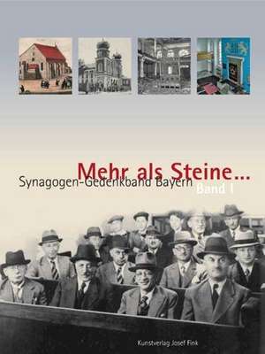 Mehr als Steine... Synagogen-Gedenkband Bayern 1 de Berndt Hamm