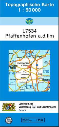 Pfaffenhofen an der Ilm 1 : 50 000