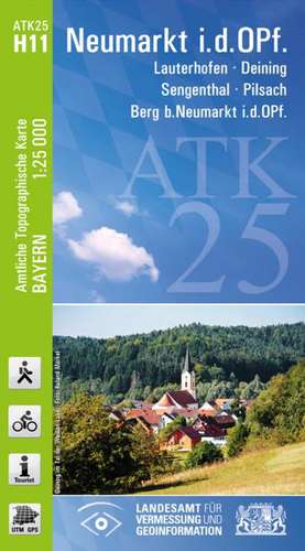 Neumarkt in der Oberpfalz 1 : 25 000. Rad- und Wanderkarte