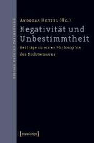 Negativität und Unbestimmtheit de Andreas Hetzel