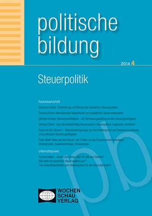 Steuerpolitik de Hans-Jürgen Bieling