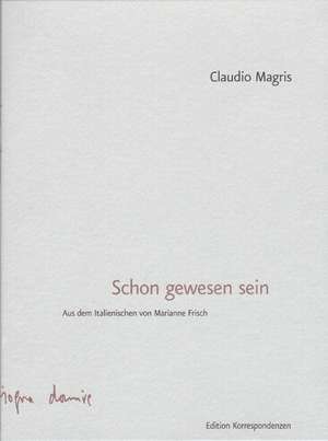 Schon gewesen sein de Claudio Magris