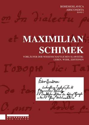 Maximilian Schimek de Stefan Michael Newerkla