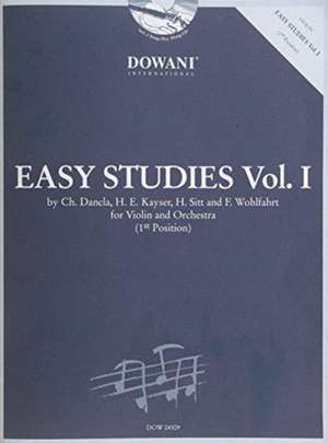 Easy Studies, First Position: For Violin and Orchestra de Gero (CRT) Stover