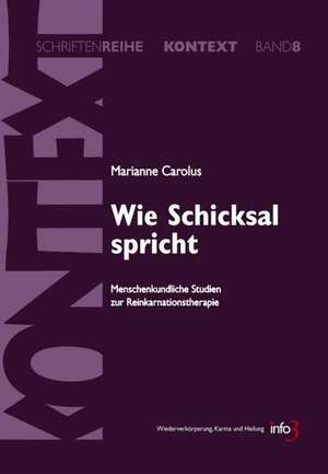 Wie Schicksal spricht de Marianne Carolus