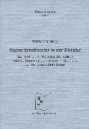 Oppositionstheater in der Diktatur de Heribert Härtinger