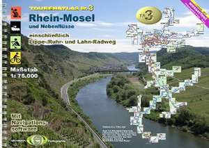 TourenAtlas Wasserwandern 03. Rhein-Mosel de Erhard Jübermann