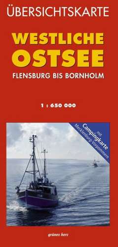 Westliche Ostsee - Flensburg bis Bornholm 1 : 650 000 Übersichtskarte de Lutz Gebhardt