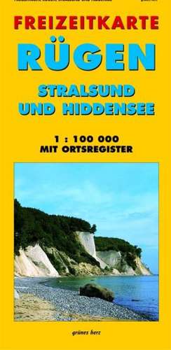 Rügen und Hiddensee 1 : 100 000 Freizeitkarte de Lutz Gebhardt