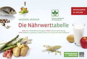 Die Nährwerttabelle de Helmut Heseker