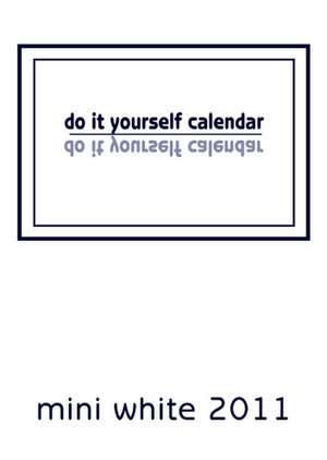 Mini White 2026  Blanko Mini A4 Format de Baback Haschemi