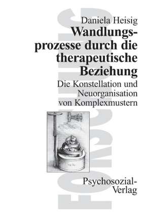 Wandlungsprozesse durch die therapeutische Beziehung de Daniela Heisig