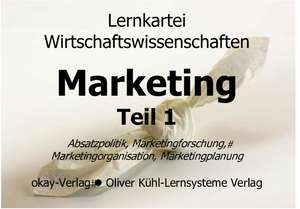 Pocket-Lernkartei Grundlagen Marketing 1. Marketinggrundlagen, Marketingforschung, Marketingplanung, Marketingorganisation de Peter Pütz