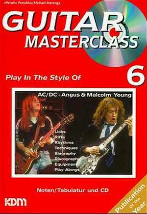 Guitar Masterclass Band 06 de Potschka