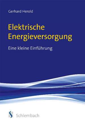 Elektrische Energieversorgung de Gerhard Herold