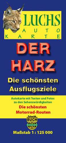 Luchskarte Der Harz 1 : 125 000