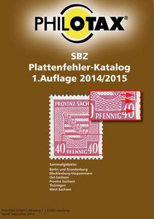 Plattenfehler-Katalog Sowjetische Besatzungszone 2014/2015