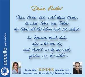 Deine Kinder. CD de Kahlil Gibran