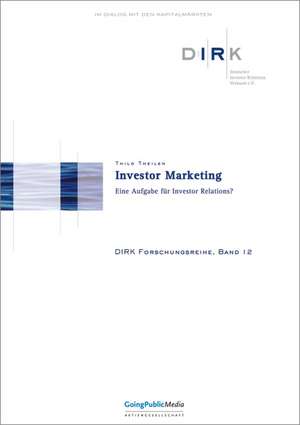 Investor Marketing de Thilo Theilen