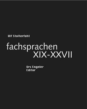 fachsprachen XIX-XXVII de Ulf Stolterfoht