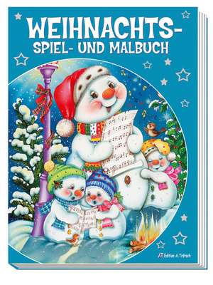 Weihnachts-Spiel-und Malbuch