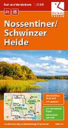 Rad- und Wanderkarte Nossentiner/Schwinzer Heide 1:50.000 de Klaus Klemmer