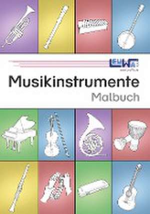 Musikinstrumente Malbuch de Martin Leuchtner