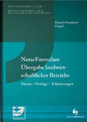 NotarFormulare Übergabe landwirtschaftlicher Betriebe de Heiner Roemer