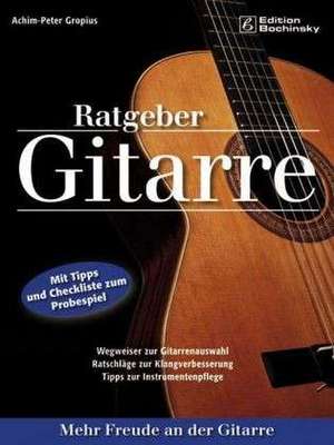 Ratgeber Gitarre de Achim-Peter Gropius