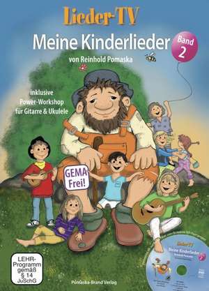 Lieder-TV: Meine Kinderlieder - Band 2 (mit DVD) de Reinhold Pomaska