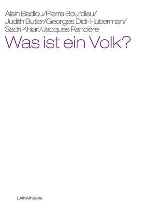 Was ist ein Volk? de Alain Badiou