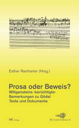 Prosa oder Beweis? de Esther Ramharter