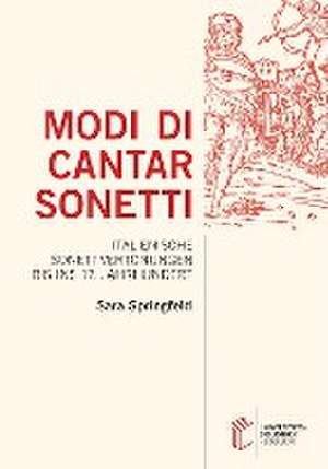 Modi di cantar sonetti de Sara Springfeld