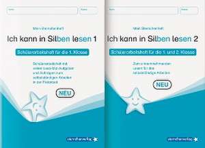 Ich kann in Silben lesen 1 und 2 - Schülerarbeitshefte für die 1. und 2. Klasse de Katrin Langhans