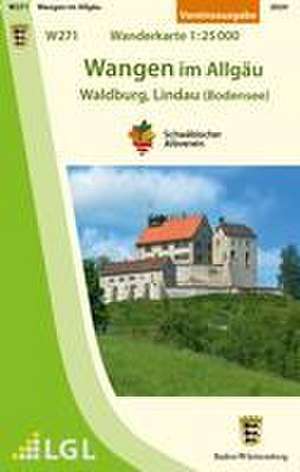 W271 Wangen im Allgäu - Waldburg, Lindau (Bodensee) de Schwäbischer Albverein e. V.