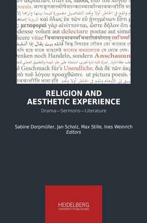 Religion and Aesthetic Experience de Sabine Dorpmüller