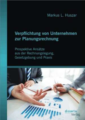 Verpflichtung Von Unternehmen Zur Planungsrechnung: Prospektive ANS Tze Aus Der Rechnungslegung, Gesetzgebung Und Praxis de Markus L. Huszar