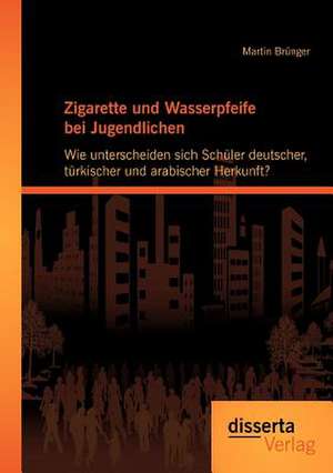 Zigarette Und Wasserpfeife Bei Jugendlichen: Wie Unterscheiden Sich Sch Ler Deutscher, T Rkischer Und Arabischer Herkunft? de Martin Brünger