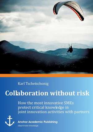 Collaboration without risk: How the most innovative SMEs protect critical knowledge in joint innovation activities with partners de Karl Tschetschonig