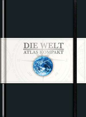 KUNTH Taschenatlas Die Welt - Atlas kompakt, schwarz de KUNTH Verlag