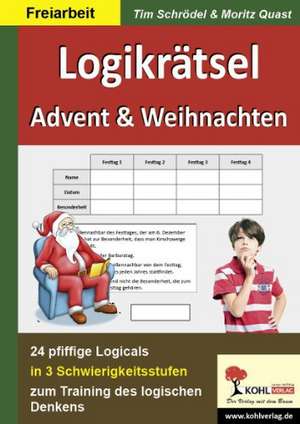 Logikrätsel Advent & Weihnachten de Tim Schrödel