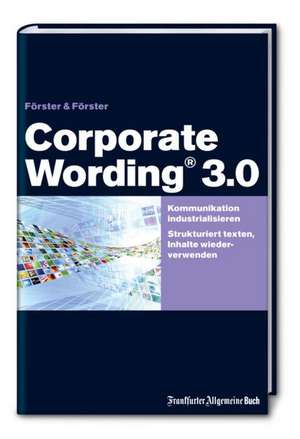 Corporate Wording® 3.0 de Hans-Peter Förster