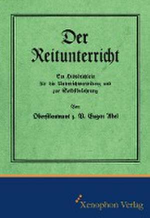 Der Reitunterricht de Eugen Abel