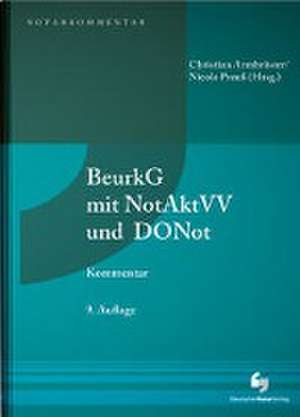 BeurkG mit NotAktVV und DONot de Felix Schmitt