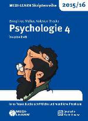 MEDI-LEARN Skriptenreihe 2015/16: Psychologie 4 de Bringfried Müller