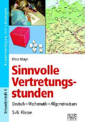 Sinnvolle Vertretungsstunden 5./6. Klasse de Otto Mayr