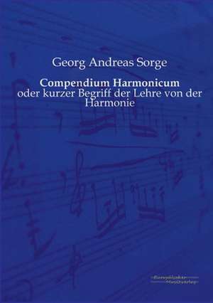 Compendium Harmonicum de Georg Andreas Sorge