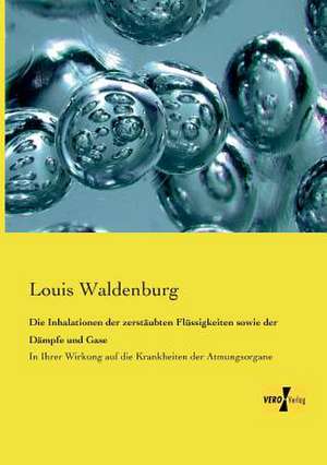 Die Inhalationen der zerstäubten Flüssigkeiten sowie der Dämpfe und Gase de Louis Waldenburg